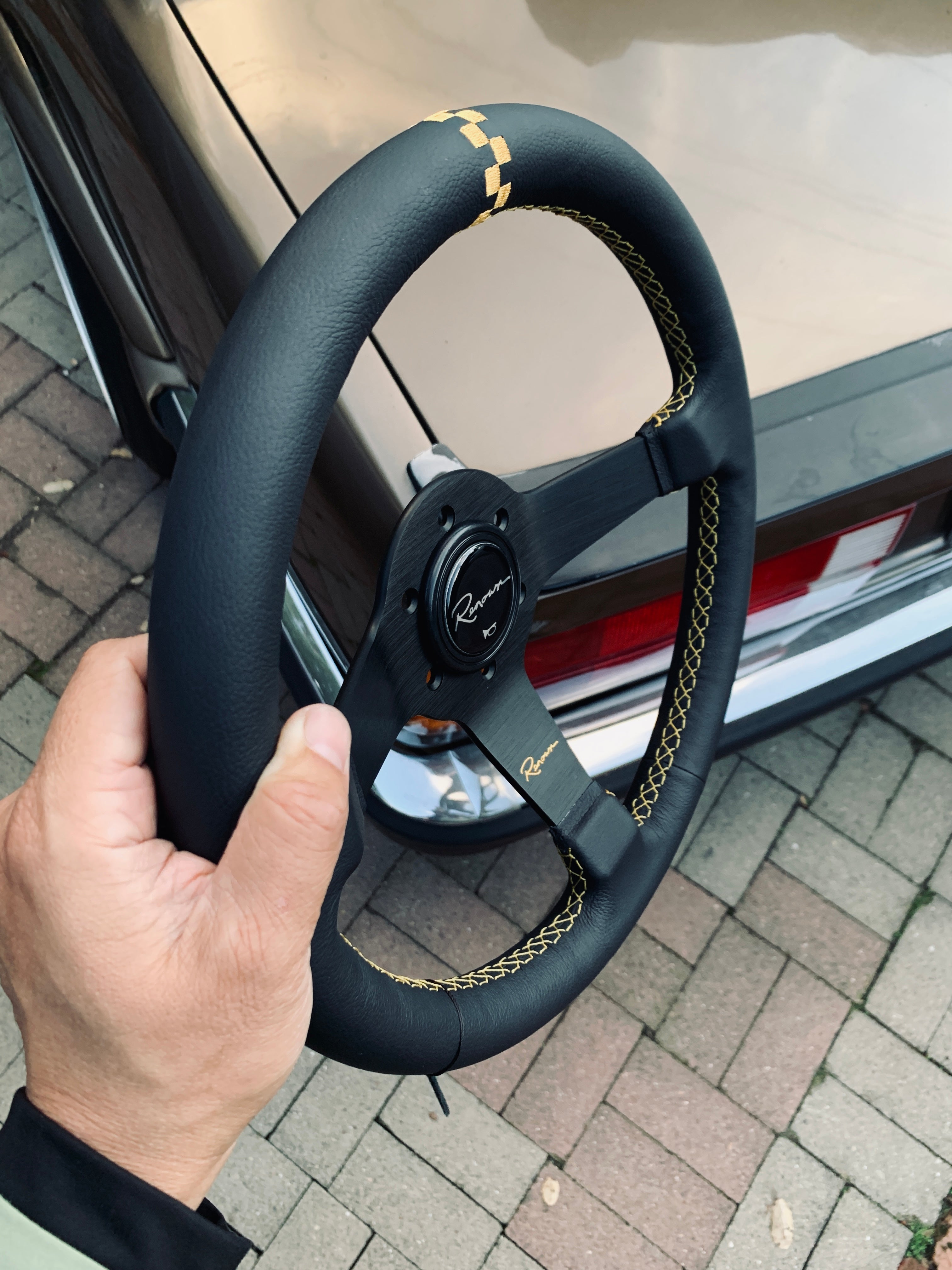Renown Time Trial Finale Gold Steering Wheel – Renown USA