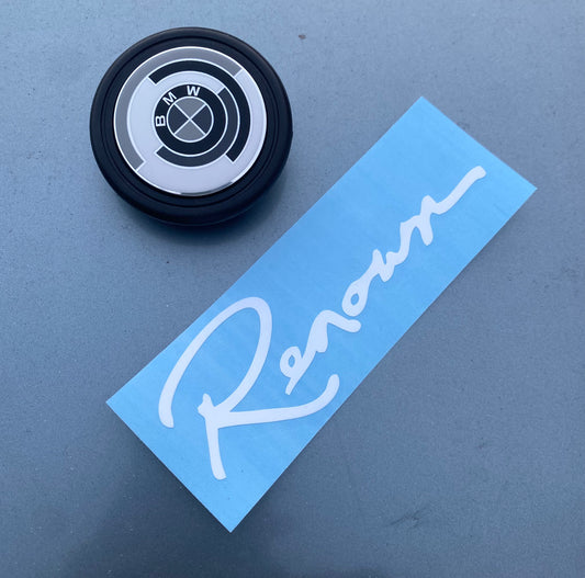 Renown Classic Motorsport Horn Button GRAYSCALE