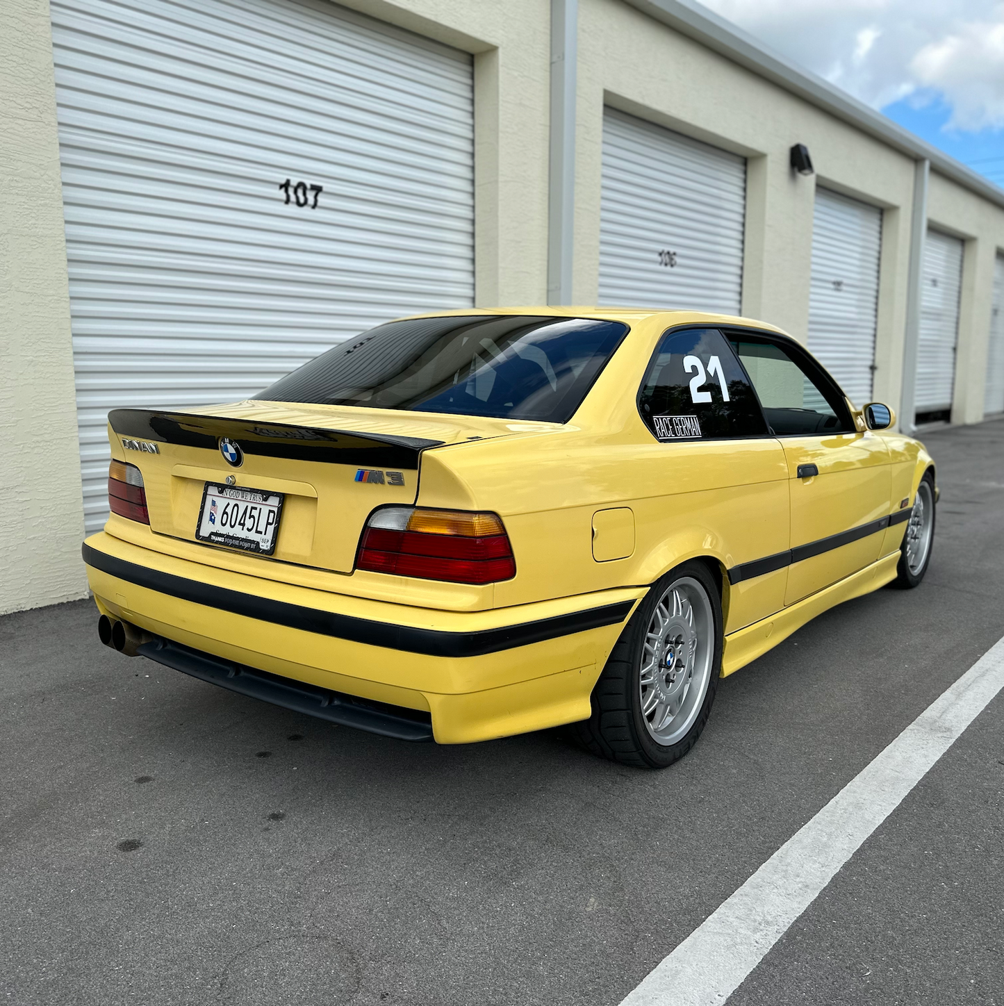 E36 Ducktail Trunk Spoiler